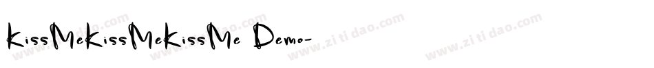 KissMeKissMeKissMe Demo字体转换